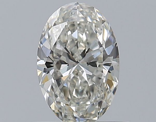 0.5 carat H-SI1 Natūralus Oval Deimantas (1)