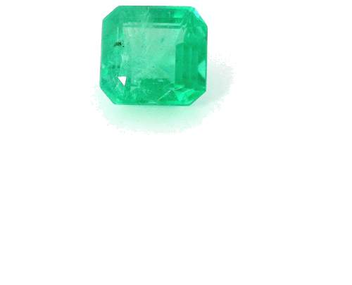 1.06 carat GREEN STEP cut Octagonal Smaragdas (1)
