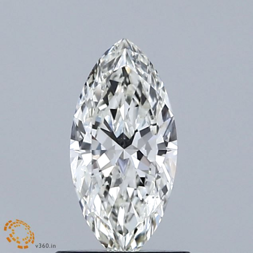 0.5 carat E-VVS2 Natūralus Marquise Deimantas (1)
