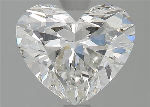 1.7 carat G-SI1 Natūralus Heart Deimantas (1)