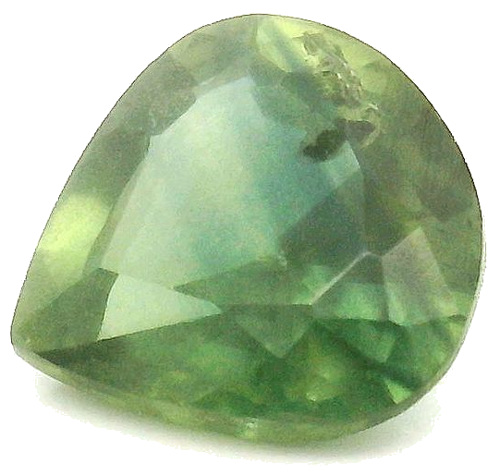 0.57 carat GREEN Pear Safyras (1)