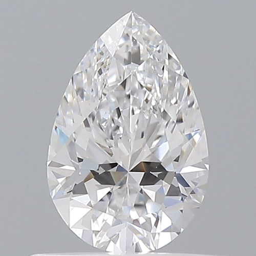 0.53 carat D-VVS1 Natūralus Pear Deimantas (1)
