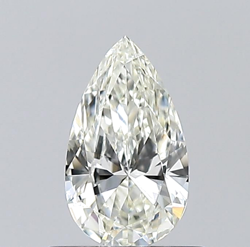 0.58 carat K-VS1 Natūralus Pear Deimantas (1)