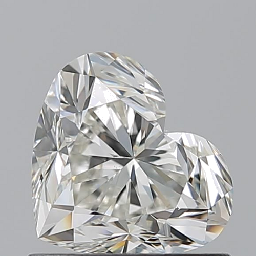0.91 carat J-VS1 Natūralus Heart Deimantas (1)