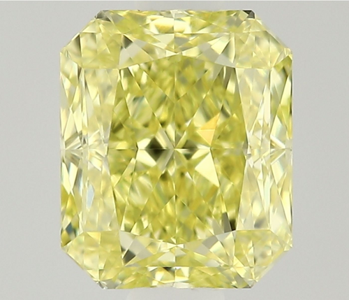 0.58 carat Fancy Intense Yellow-VVS1 Natūralus Radiant Deimantas (1)