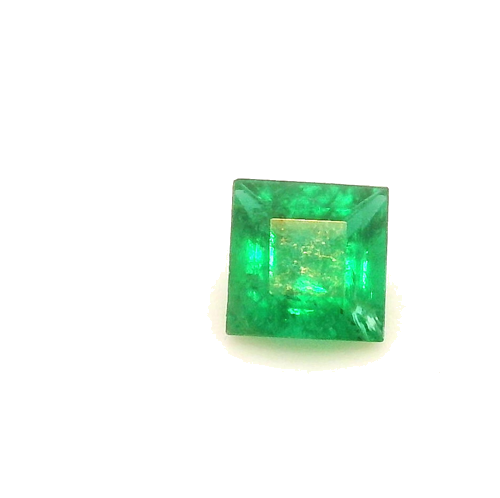 0.27 carat GREEN Square Smaragdas (1)