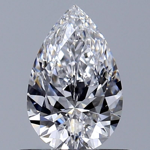 0.5 carat D-VS2 Natūralus Pear Deimantas (1)