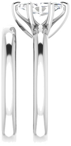 14K White 9x4.5 mm Marquise Solitaire Engagement Ring Mounting (9)