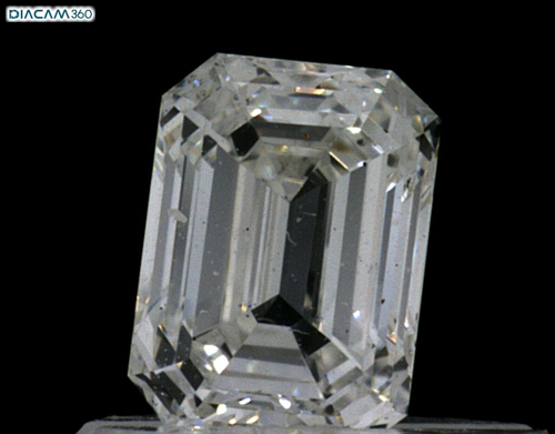 0.43 carat H-VS2 Natūralus Emerald Deimantas (1)