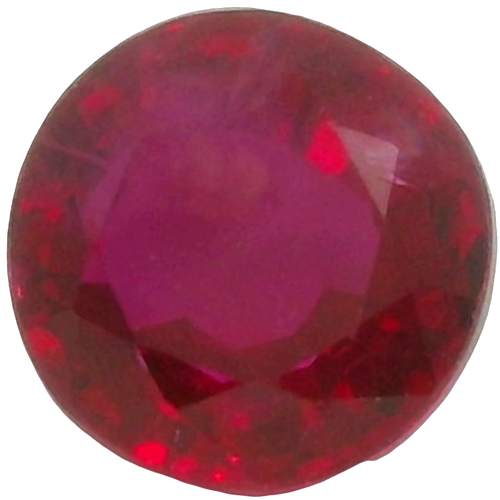 0.63 carat RED Round Rubinas (1)