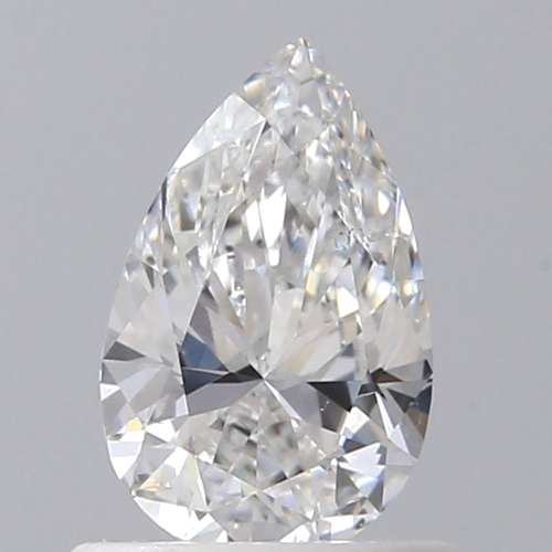 0.6 carat E-SI1 Natūralus Pear Deimantas (1)