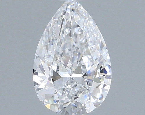 0.3 carat D-VS1 Natūralus Pear Deimantas (1)