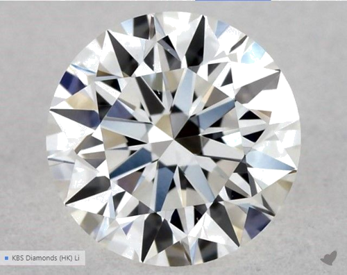 0.5 carat G-VS2 Excellent cut Natūralus Round Deimantas (1)