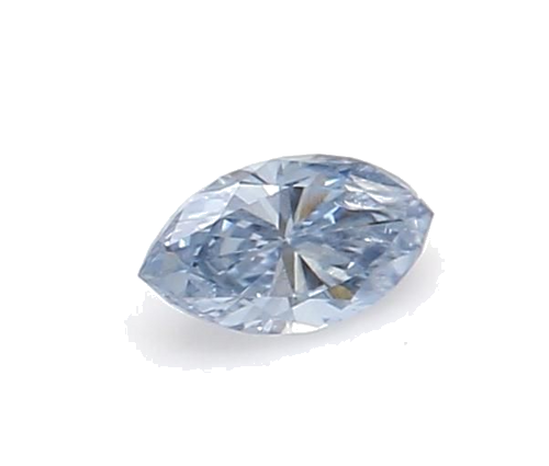 0.1 carat Fancy Blue-SI2 Natūralus Marquise Deimantas (1)