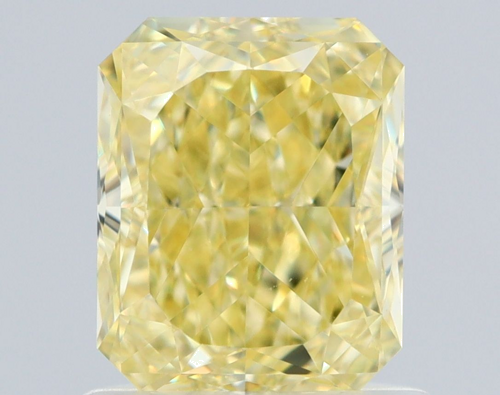 1.16 carat Fancy Yellow-VS2 Natūralus Radiant Deimantas (1)