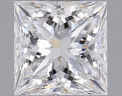 0.6 carat G-VS1 Natūralus Princess Deimantas (1)