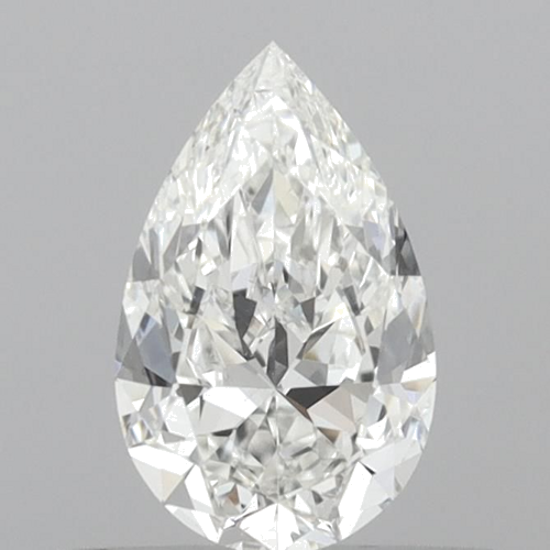 0.45 carat H-SI2 Natūralus Pear Deimantas (1)