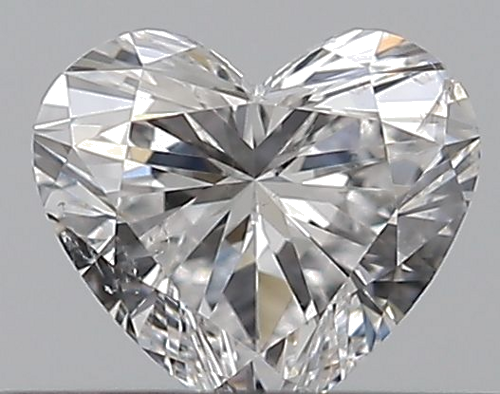 0.3 carat D-SI2 Natūralus Heart Deimantas (1)