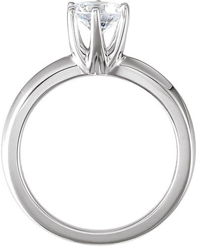 Sužadėtuvių Žiedas „Tall Solstice Solitaire®“ 950 Platinos Round 8.2mm (4)