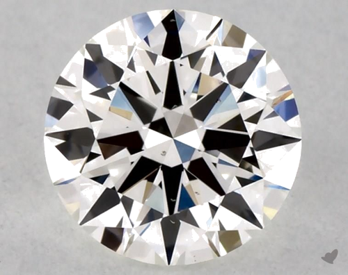 0.51 carat I-VS2 Excellent cut Natūralus Round Deimantas (1)