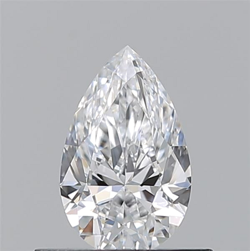 0.5 carat D-VVS2 Natūralus Pear Deimantas (1)