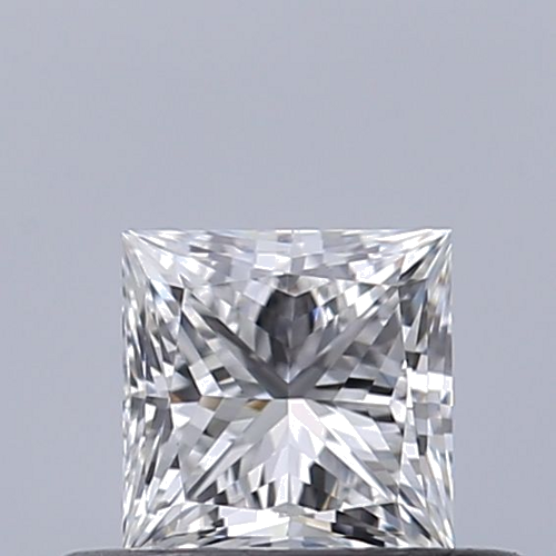 0.35 carat E-VVS2 Natūralus Princess Deimantas (1)