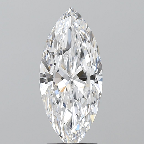 2.01 carat D-SI1 Natūralus Marquise Deimantas (1)