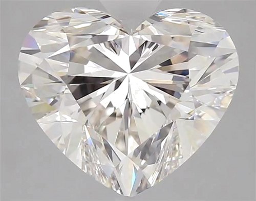 5.04 carat J-IF Natūralus Heart Deimantas (1)