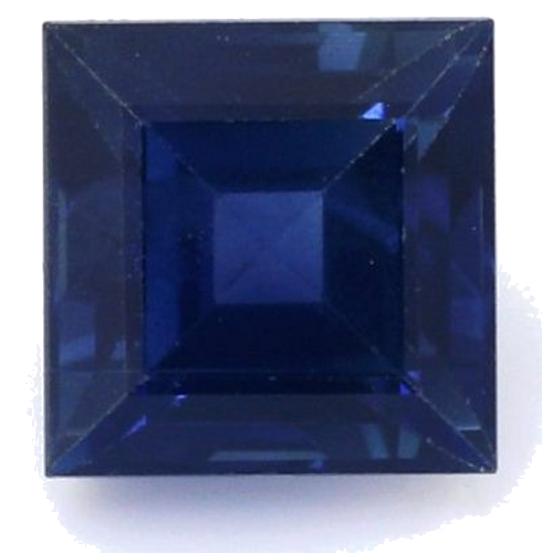 0.5 carat BLUE Square Safyras (1)