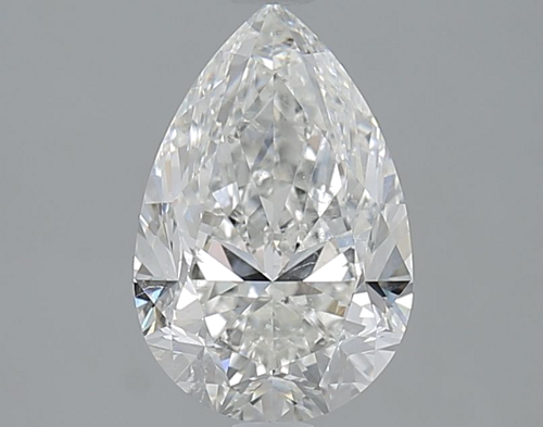 2.01 carat H-SI2 Natūralus Pear Deimantas (1)