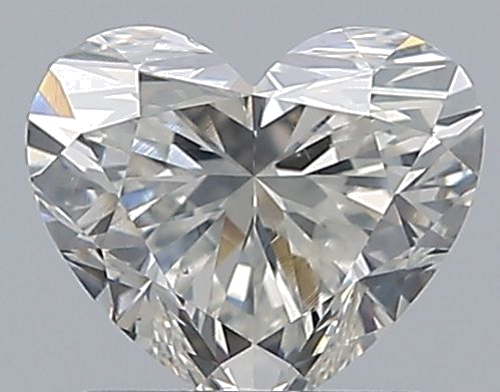 1.0 carat H-SI1 Natūralus Heart Deimantas (1)