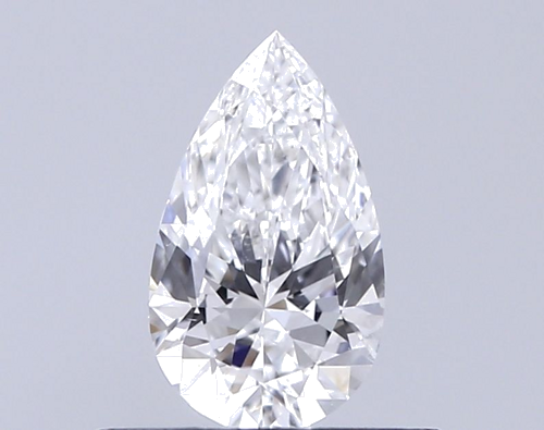 0.42 carat E-VS2 Natūralus Pear Deimantas (1)