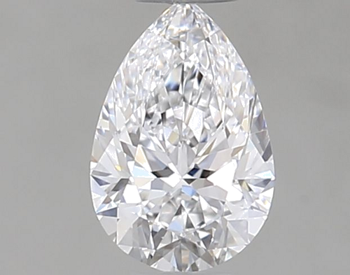 0.39 carat D-VVS2 Natūralus Pear Deimantas (1)