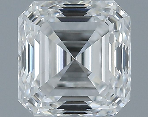 0.5 carat G-VVS2 Natūralus Asscher Deimantas (1)
