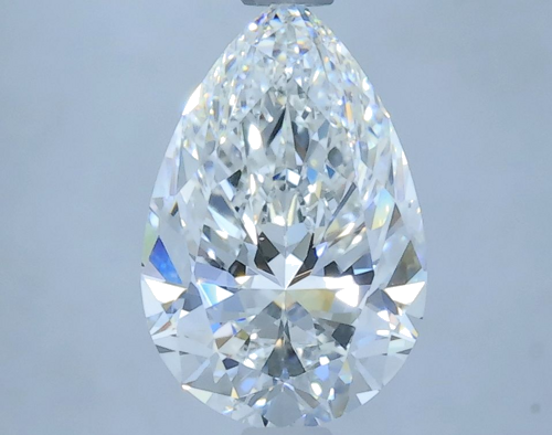 1.5 carat G-VVS2 Natūralus Pear Deimantas (1)