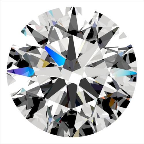 0.32 carat D-VS1 Excellent cut Natūralus Round Deimantas (1)