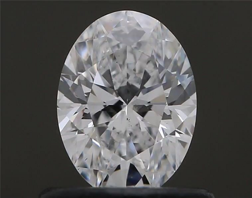 0.56 carat D-SI1 Natūralus Oval Deimantas (1)