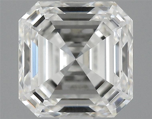 1.5 carat G-VS2 Natūralus Asscher Deimantas (1)