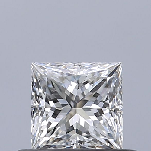 0.39 carat E-IF Natūralus Princess Deimantas (1)
