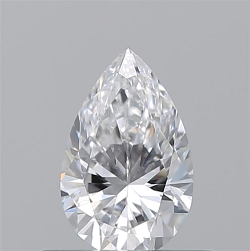 0.5 carat D-VS1 Natūralus Pear Deimantas (1)
