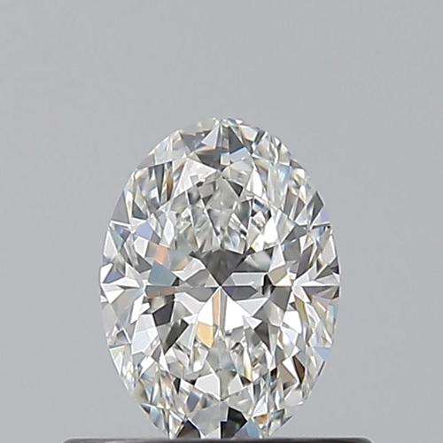 0.5 carat F-VVS2 Natūralus Oval Deimantas (1)