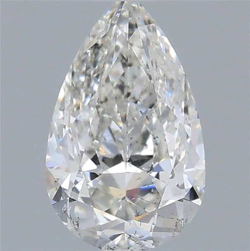 0.52 carat H-SI2 Natūralus Pear Deimantas (1)