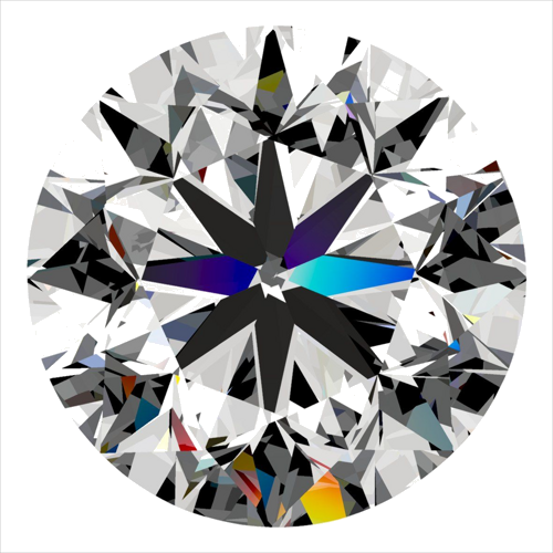 0.3 carat F-VS1 Very Good cut Natūralus Round Deimantas (1)