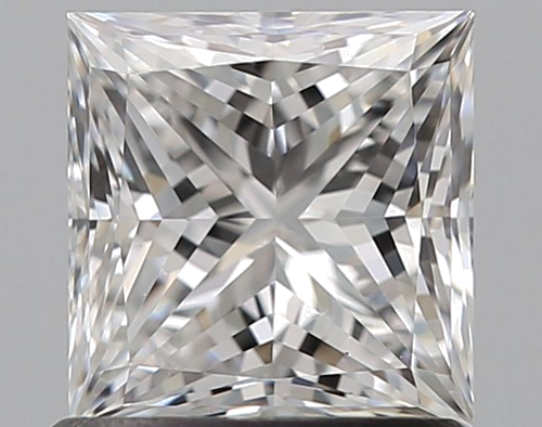 1.0 carat E-VS1 Natūralus Princess Deimantas (1)