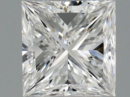 0.5 carat F-VVS2 Natūralus Princess Deimantas (1)