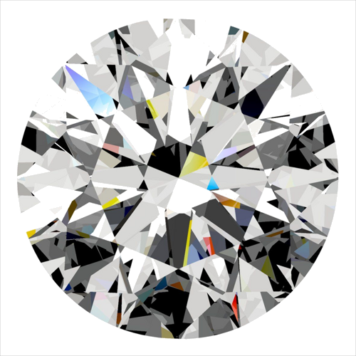 0.3 carat G-VVS2 Excellent cut Natūralus Round Deimantas (1)