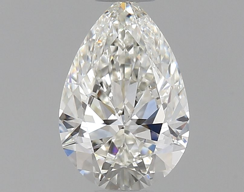 0.53 carat H-IF Natūralus Pear Deimantas (1)