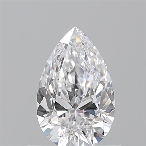 0.7 carat D-SI1 Natūralus Pear Deimantas (1)