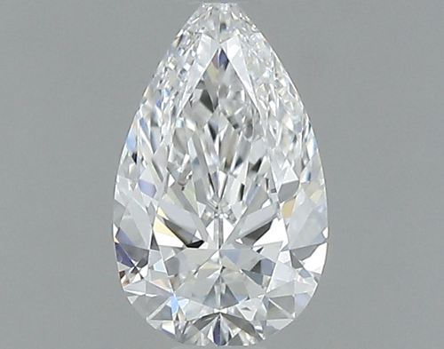 0.5 carat D-VS2 Natūralus Pear Deimantas (1)