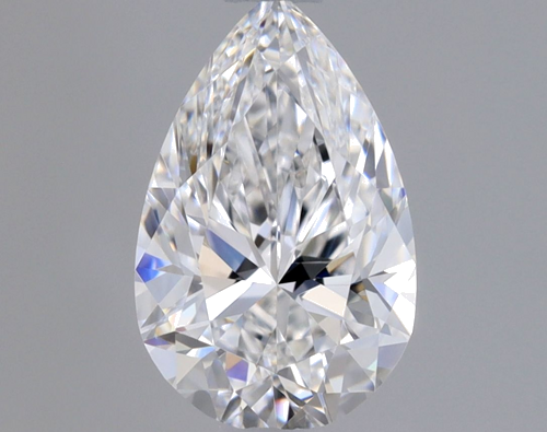 0.5 carat D-VVS2 Natūralus Pear Deimantas (1)